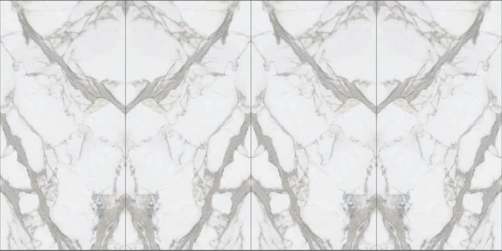Sicily White - White Porcelain - Bernini Classic Bookmatch